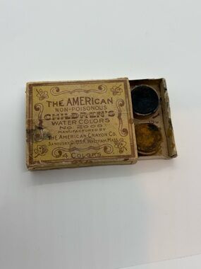 RARE Antique early 1900s Non-Toxic Children’s water colour set